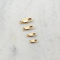 14K Gold Filled Rectangle Lobster Clasp 13.75mm x 11.75mm 10.25mm