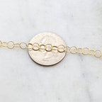 4.8mmx4.8mm Sterling Silver or 14K Gold Filled Round Link – Sold by the Foot