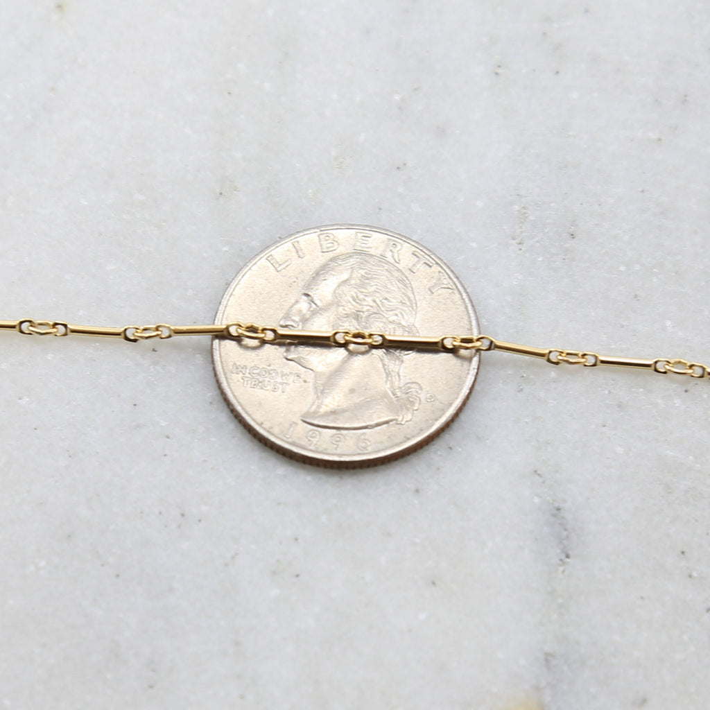 8mm X1 Mm Sterling Silver or 14K Gold Filled Short – Sold by the Foot