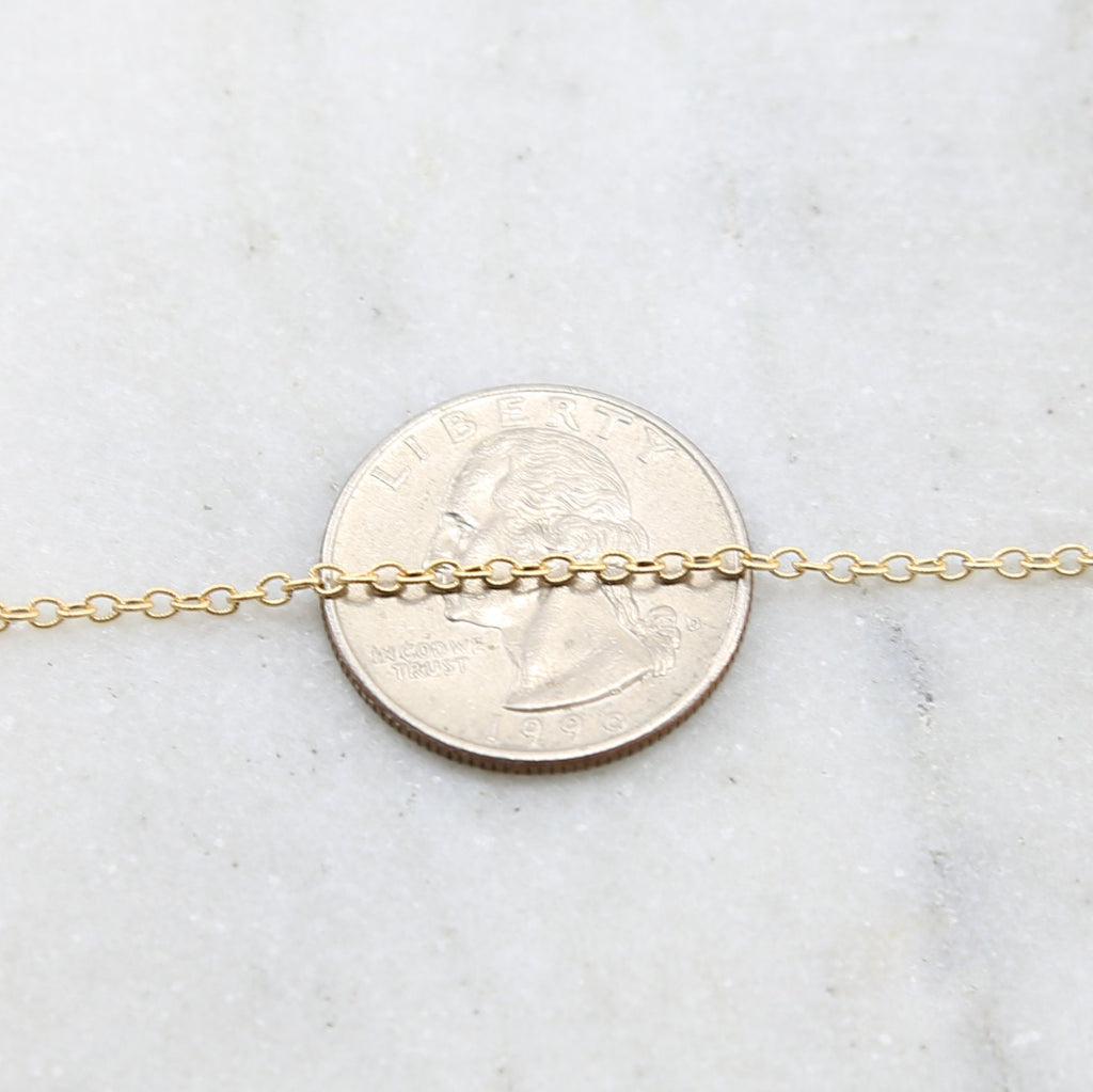 2mmx2.5mm Sterling Silver or 14K Gold Filled Dainty – Sold by the Foot