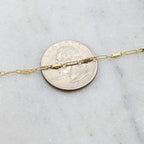 5.5mmx2.75mm Sterling Silver or 14K Gold Filled Flat – Sold by the Foot