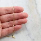 5.5mmx2.75mm Sterling Silver or 14K Gold Filled Flat – Sold by the Foot
