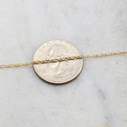 3.6mmx1.4mm Sterling Silver or 14K Gold Filled Tiny – Sold by the Foot