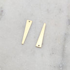 24mmx5mm 14K Gold Filled Spike Point Dagger Thin Delicate Charm (2pc)