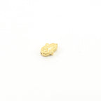 9mmx6mm Vermeil Hamsa Bead with Star of David Great for Necklaces