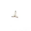 Sterling Silver Small Whale Tail Charm Ocean Inspired Beach Pendant