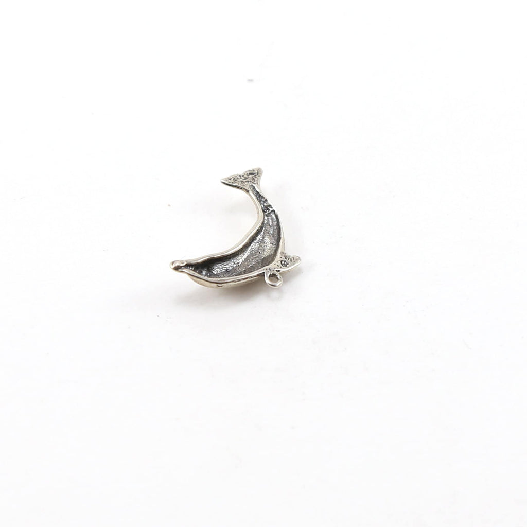Sterling Silver Dolphin Jumping Charm Ocean Inspired Beach Pendant