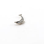 Sterling Silver Dolphin Jumping Charm Ocean Inspired Beach Pendant