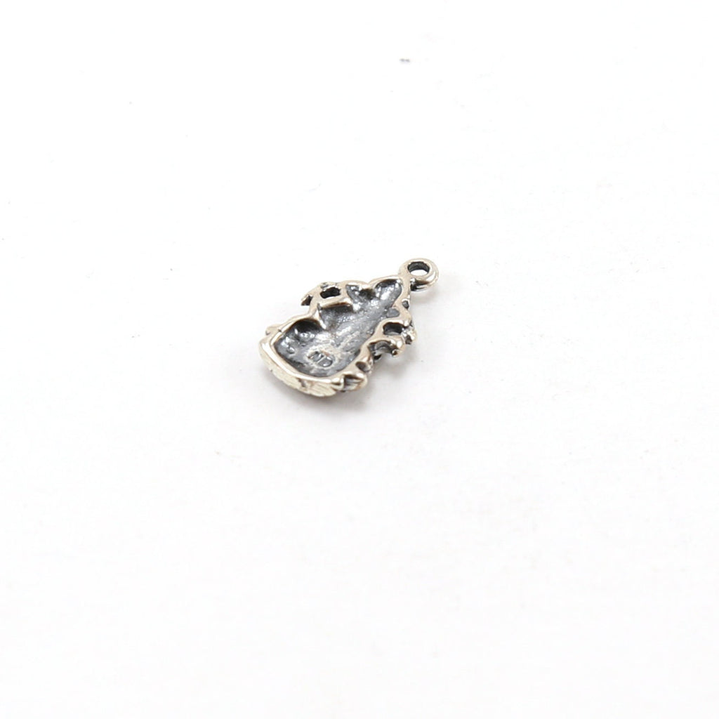 15mmx10mm Sterling Silver Ganesh Deity Charm Outline Hindu Hinduism Spiritual