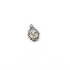 Sterling Silver Thai Buddha Head Charm Ohm Meditation Mantra Pendant