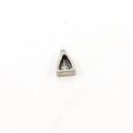 15mmx9mm Sterling Silver Buddha Sitting in Triangle Yoga Charm Ohm Meditation
