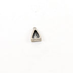 15mmx9mm Sterling Silver Buddha Sitting in Triangle Yoga Charm Ohm Meditation