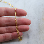 Brass Long Oval and Circle Chain in Shiny Silver Shiny Gold – Sold by the Foot