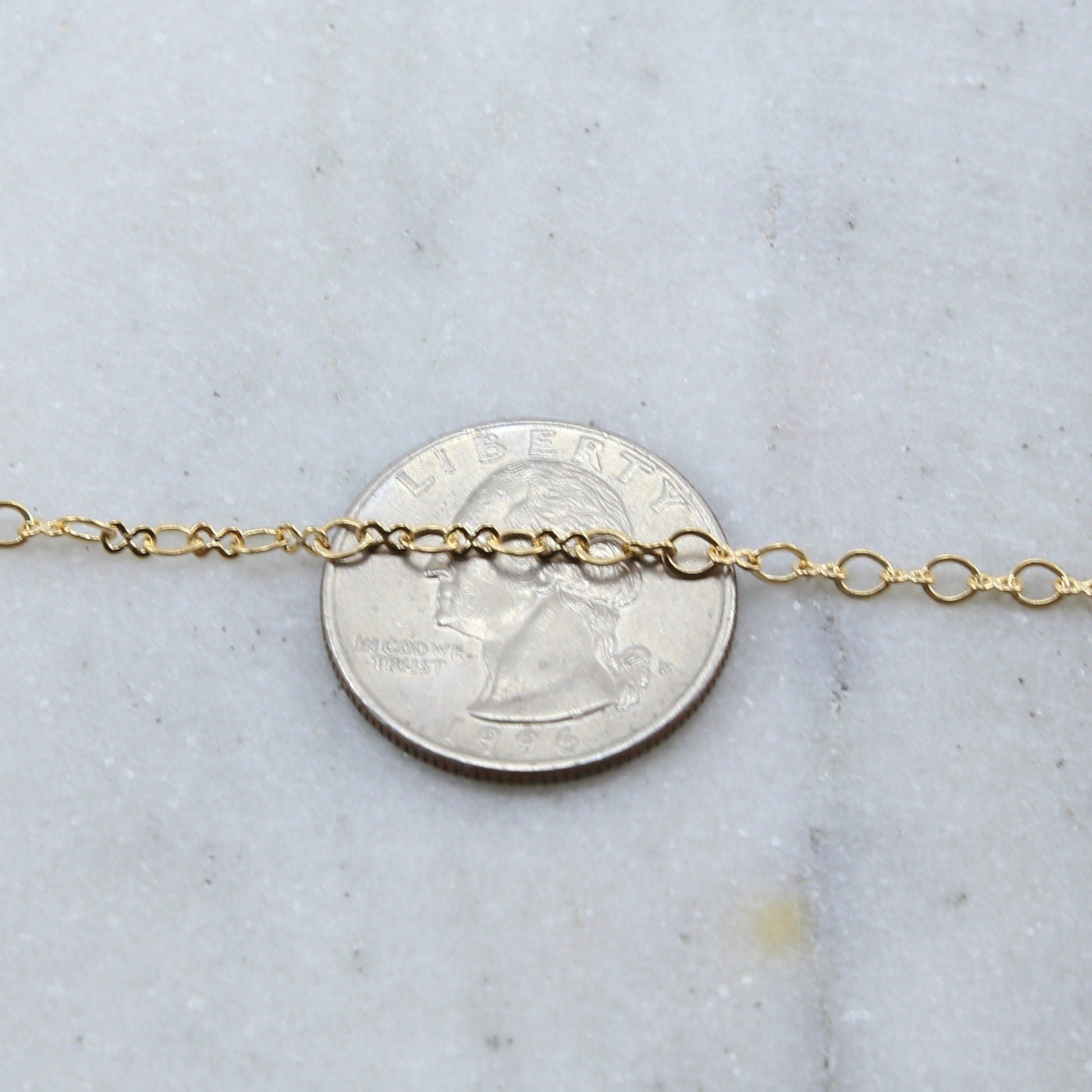 2mmx1.2mm Brass Figure 8 Chain in Shiny Silver Shiny Gold – Sold by the Foot