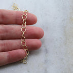 Brass Oval Extender Chain in Shiny Silver and Gold Antique – Sold by the Foot