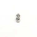Sterling Silver Peace Sign Hand Charm Hippie Love 60's Charm