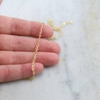 Brass Oval Fancy Oval Circle Chain in Shiny Silver and Gold – Sold by the Foot