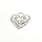 35mmx35mm Sterling Silver or Vermeil Large or Organic Shaped Detailed
