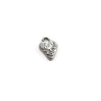 Sterling Silver Be True Inspirational Saying Heart Charm Love