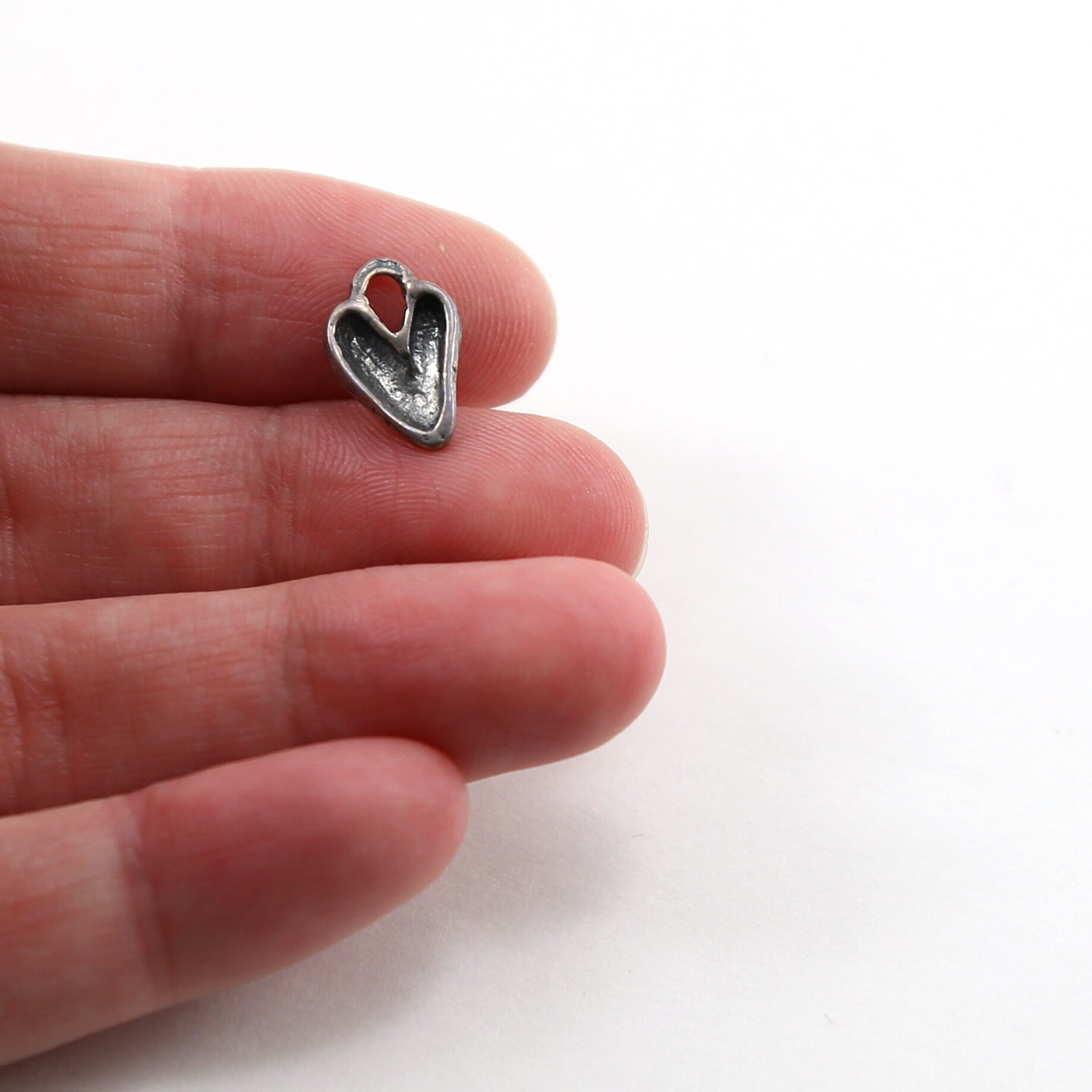 Sterling Silver Be True Inspirational Saying Heart Charm Love