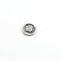 11mm Sterling Silver Heart Imprint Circle Medallion Coin Charm Mother