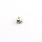 Sterling Silver Teeny Tiny Puffy Heart Bead Charm Dainty Heart Love Bead