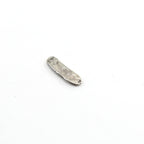 16mm X5mm Sterling Silver Delicate Three Heart Trio Stacked Bar Charm