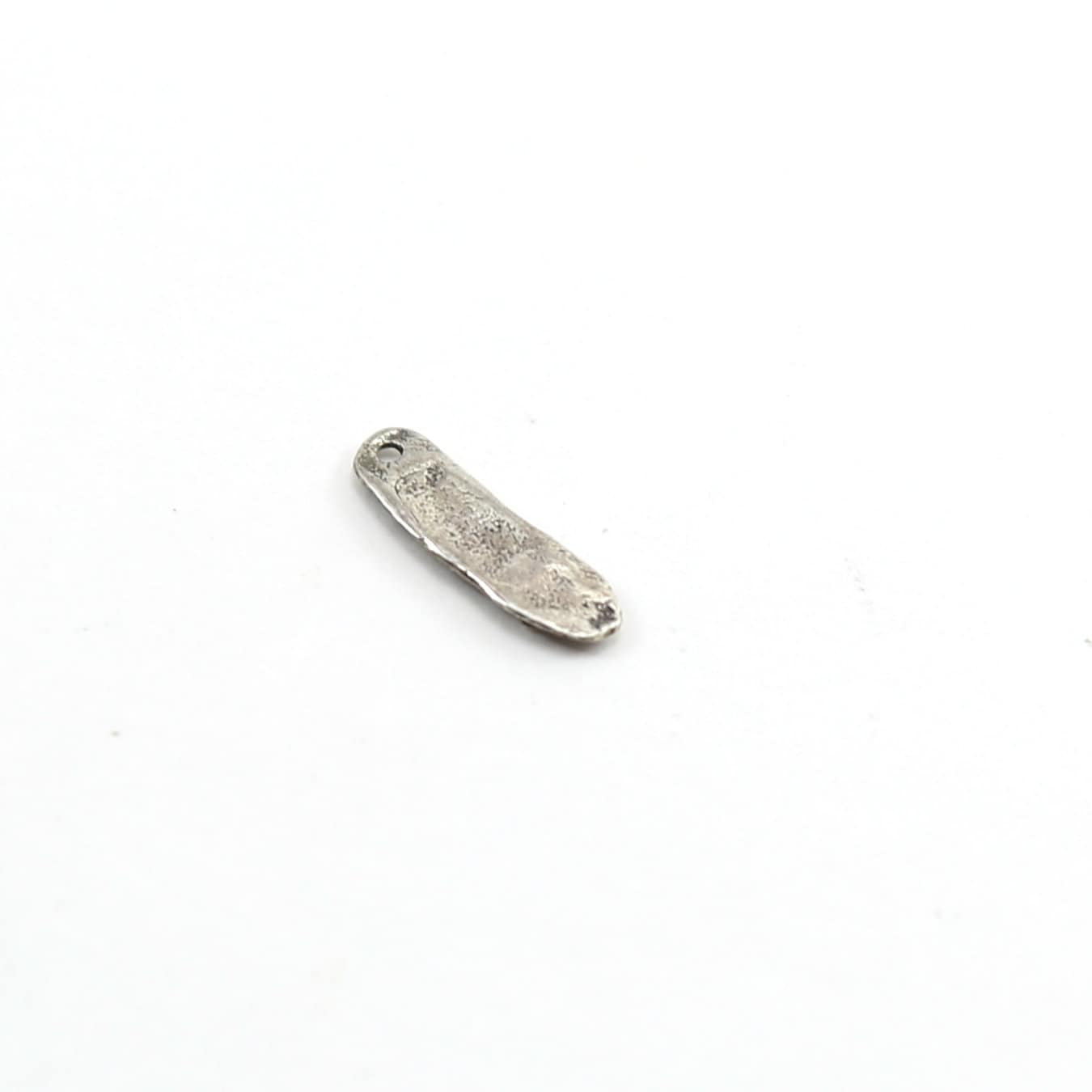 16mm X5mm Sterling Silver Delicate Three Heart Trio Stacked Bar Charm