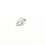 15mm X9mm Sterling Silver or Vermeil or Curved Detailed Leaf Connector