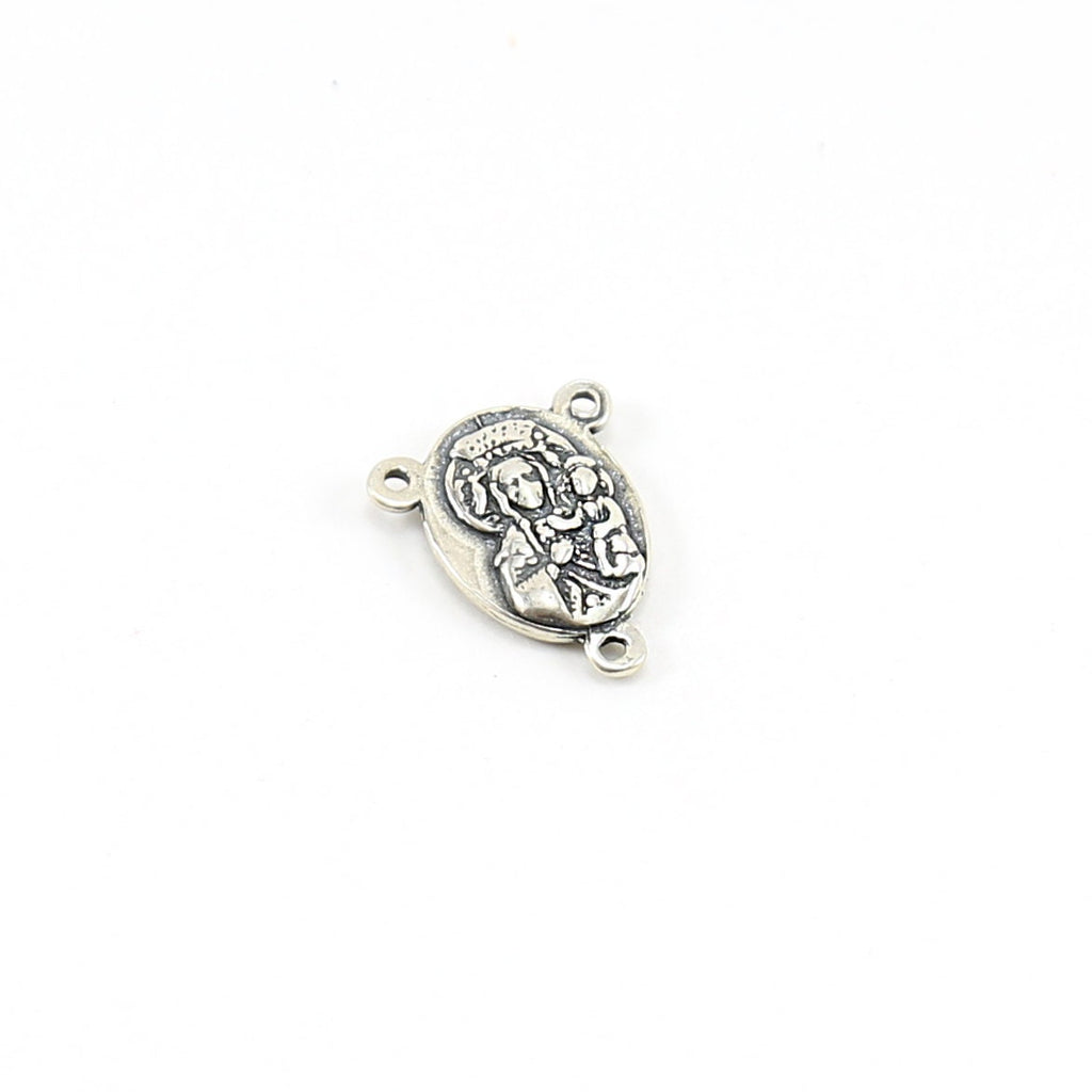 Sterling Silver Pope John Paul Ll Catholic Double Sided Madonna