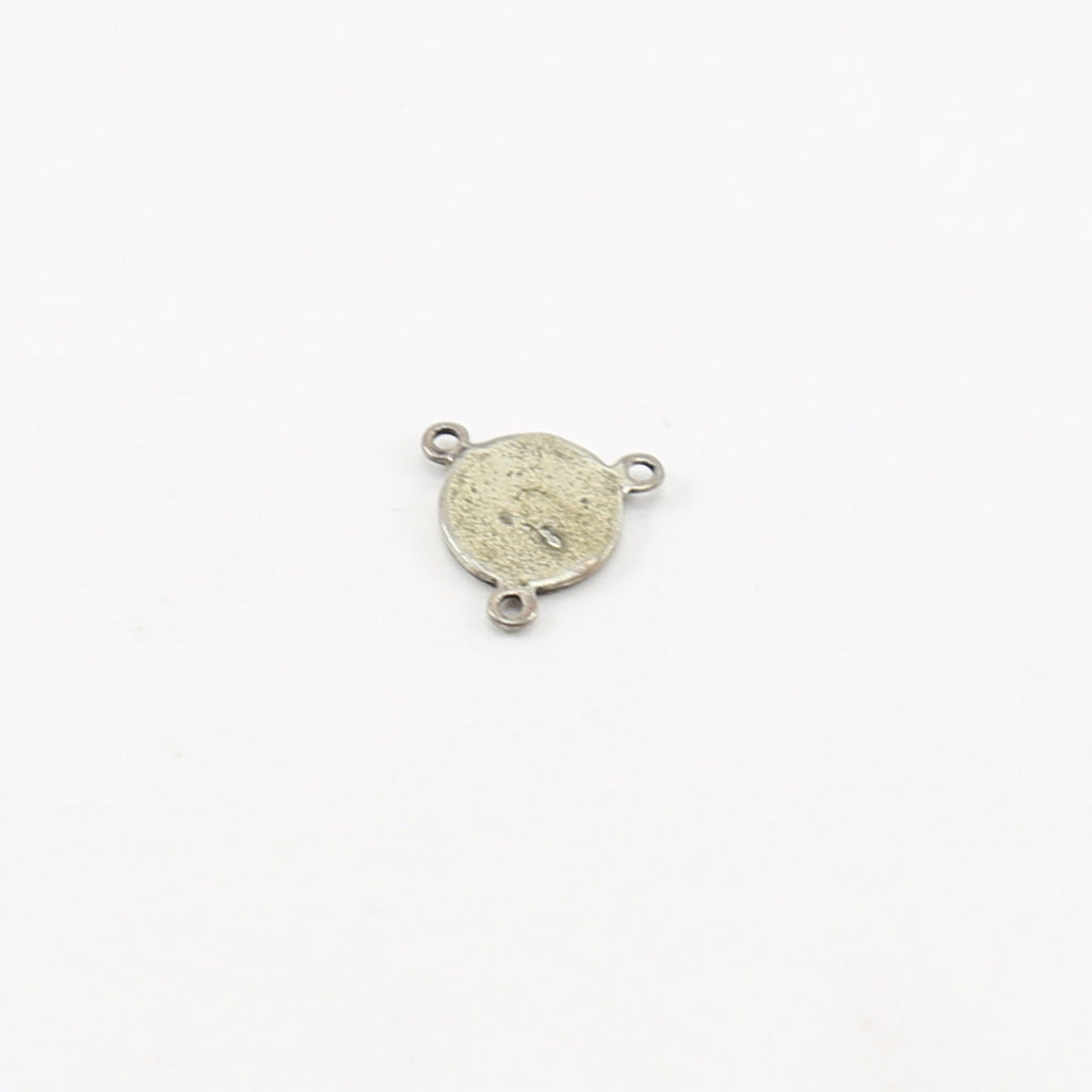 Sterling Silver Small Angel Coin Little Disk 3 Way Y Connector Charm