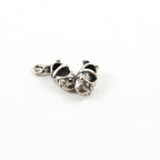 Sterling Silver Tiny Baby Shoes Charm Pendant New Born Baby Gift