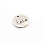 12mm Sterling Silver or Vermeil or Small Double Sided Coin Circle Disc Stamped