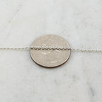Sterling Silver 1.8mm Dainty Shiny Belcher Rolo Chain – Sold by the Foot