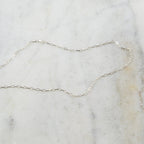 Sterling Silver 3.4mm x 1mm Dainty Venetian Faceted – Sold by the Foot