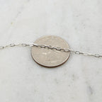 Sterling Silver 3.4mm x 1mm Dainty Venetian Faceted – Sold by the Foot