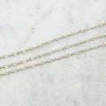 Sterling Silver Thick Figure 8 Shiny Chain 4.5mm x 2.75mm – Sold by the Foot