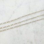 Sterling Silver Thick Figure 8 Shiny Chain 4.5mm x 2.75mm – Sold by the Foot