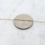 2.4mmx1mm Sterling Silver or Gold Filled Ultra Delicate – Sold by the Foot