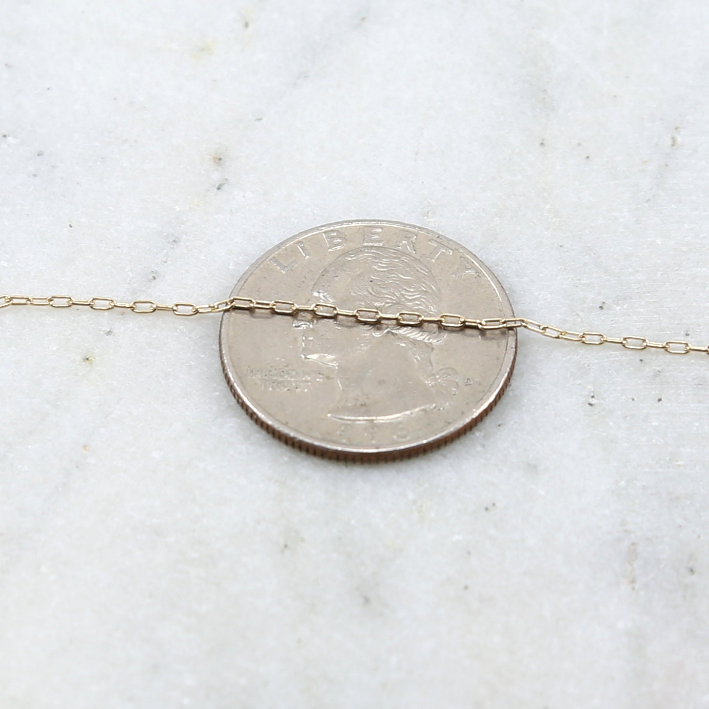 2.4mmx1mm Sterling Silver or Gold Filled Ultra Delicate – Sold by the Foot