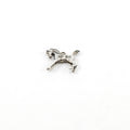 Sterling Silver Thick 3D Running Horse Pendant Good Luck Horse Lover