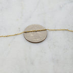 1mmx1.25mm Sterling Silver or Vermeil Dainty Shiny – Sold by the Foot