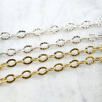 Sterling Silver or 14K Gold Filled Large Thick Sturdy – Sold by the Foot