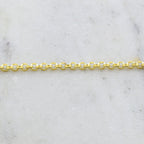 1mmx3.5mm Brass Thick Saucer Rolo Chain in Shiny Gold Lead – Sold by the Foot
