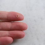 14K Gold Filled 4mm 22 Gauge Open Jump Rings Charm Links Gold Findings (25pc)