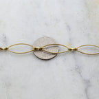 28mmx9mm Brass Large Pointed Oval Chain in Antique Silver – Sold by the Foot