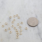 14K Gold Filled 5mm 20 Gauge Open Jump Rings Charm Links Gold Findings (25pc)