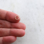 14K Gold Filled 6mm 20 Gauge Open Jump Rings Charm Links Gold Findings (25pc)