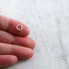 Sterling Silver 6mm 20 Gauge Open Jump Rings Charm Links Findings (25pc)