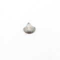 Sterling Silver Large Shell Ocean Nautical Charm Pendant